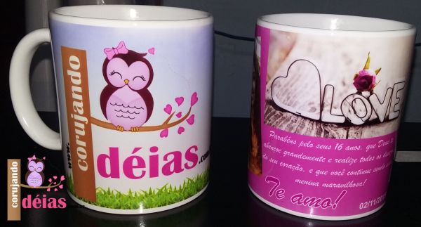 Caneca Porcelana